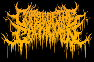 create a professional death black metal logo for you band