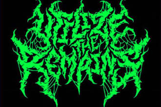create death metal, black metal, and brutal metal logo