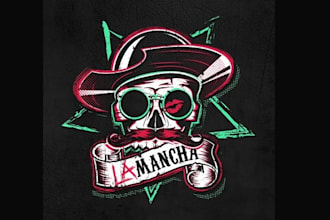 design awesome playful dark fantastic logo