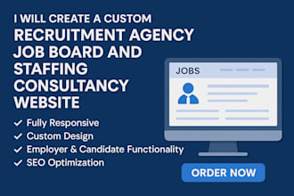 recruitment website staffing website job board agency website job board website