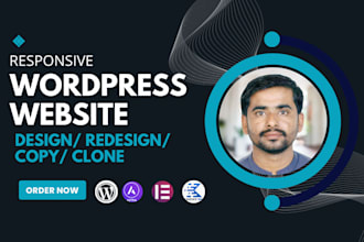 design, redesign, copy, revamp or edit wordpress website