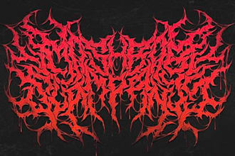 design your black, slamming, brutal, death metal band logo