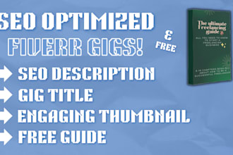 write compelling fiverr gigs with SEO description to increase sales