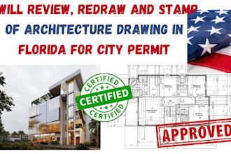 review, stamp of structure drawing engineering drawing in florida for adu permit
