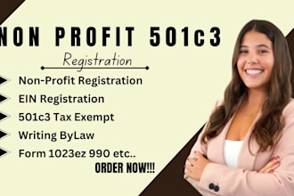 do nonprofit registration 501c3 tax exempt ein bylaw 990 1023 UK charity