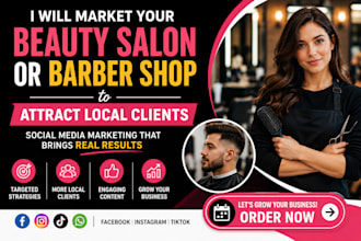 market your beauty salon or barber shop to attract local clients