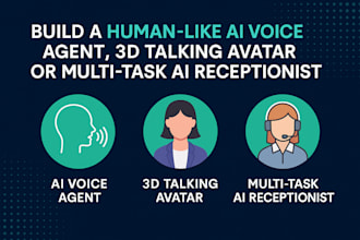 build ai voice agent multi task ai rep audio2face hologram 3d talking ai avatar