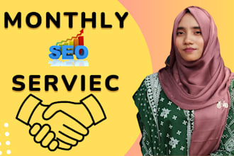 provide monthly SEO service