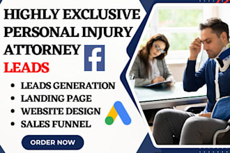 generate personal injury leads lawyer leads law firm   attorney leads website