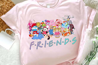 do vintage cartoon for mascot, tshirt, logo