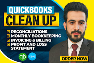do quickbooks clean up, bank reconciliation and quickbooks online bookkeeping