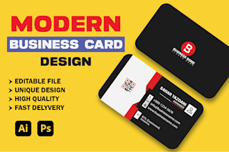 design modern, minimalist business card and luxury visiting cards
