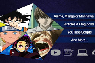write recap script for anime short film, manhwa manga script, recap video script