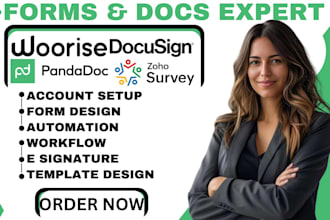 setup helloform woorise workflow pandadoc docusign fillable pdf form zoho form