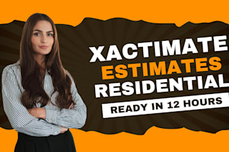 write xactimate insurance claim estimate, residential