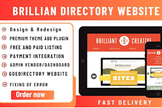 brilliant directory website geodirectory directory website business website