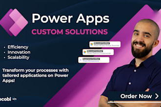 develop a custom power apps application
