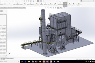 drafting 3d model and 2d mechanical drawing