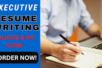 write  executive resume cv cover letter linkedin profile