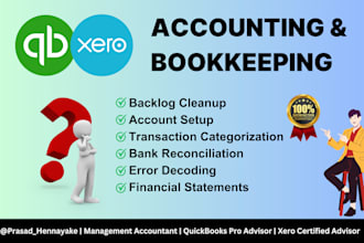 do monthly bookkeeping using xero and quickbooks
