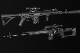 do 3d gun model, games gun, grenade model, 3d weapons for game