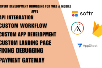 fix debug develop appsheet glide airtable softr web and mobile apps
