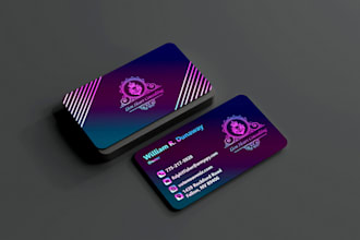 do modern, custom, minimalist, luxury business card and logo design