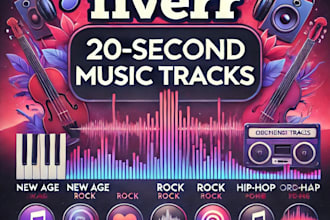 create custom music tracks for your project in any genre