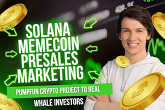 do telegram promotion solana memecoin promote pump fun to 10m whale investor