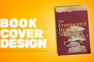 intricately design your book cover, ebook cover, kindle cover