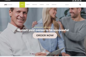 build responsive life coaching website consulting website life coach website
