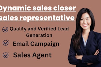 be your dynamic sales closer sales representative sales consultant sales agent