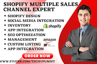 do shopify multiple sales channel amazon lit commerce tiktok shop ced commerce