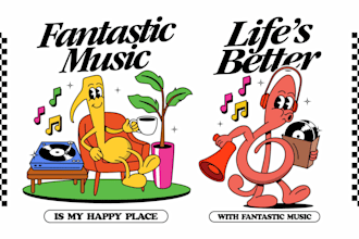 design a retro cartoon character