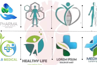 design health fitness, dental coaching counseling, wellness logo