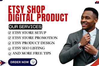setup etsy shop digital product etsy digital planner etsy SEO etsy pod