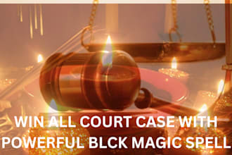 cast powerful black magic spell to win court cases, justice spell, avoid prison