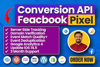 fix meta pixel, facebook pixel conversion api, ga4 server side tracking via GTM