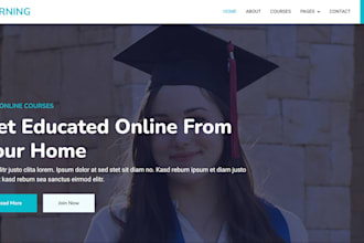 a develop responsive website with html CSS and javascript