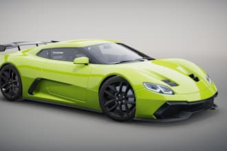 3d realistic car model, 3d rendering, 3d texture modeling, car design, nsfw