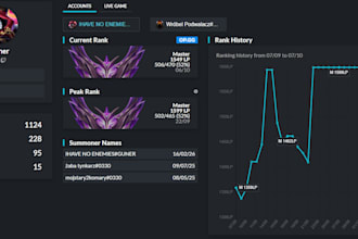 do coaching for you in league of legends for any role