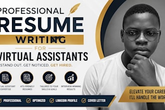 write an ats compliant resume for virtual assistants