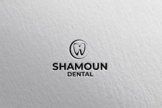 design modern dental logo to elevate your brand identity