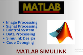 do help in matlab simulink, signal and image processing