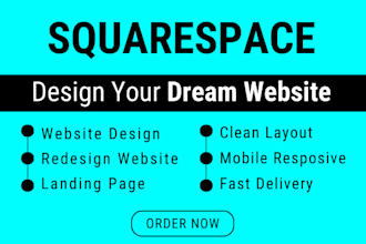 do responsive squarespace website design or squarespace redesign