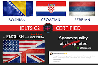 translate from english to bosnian, croatian, serbian