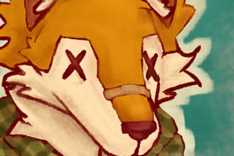 create custom anthro character headshots