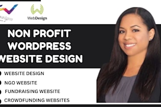 create nonprofit ngo website and fundraising website