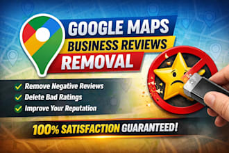 remove fake bad google maps business review