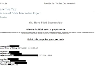 efile your annual franchise tax report